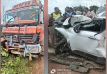 हातखंबा येथे भरधाव ट्रकने अनेक गाड्यांना उडवले; एका दुचाकीस्वाराचा जागीच मृत्यू