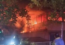 रत्नागिरी एमआयडीसीतील ‘क्वालिटी प्रिंटर्स’च्या कार्यालयाला भीषण आग