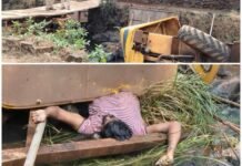 लांजात मिक्सर पऱ्यात कोसळून चालकाचा मृत्यू