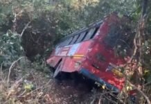 मंडणगडमध्ये एसटीला अपघात; चौघे जखमी