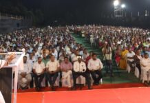 उदय सामंत यांनी स्वखर्चातून उभारलेल्या भव्य ‘किसान भवन’चे खालगाव येथे लोकार्पण