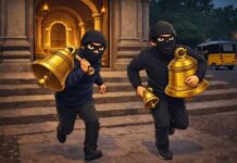 खेर्डीतील तीन मंदिरांतून पितळी घंटांची चोरी