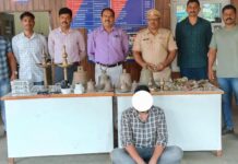 घंटा चोरणारा भामटा अखेर गजाआड