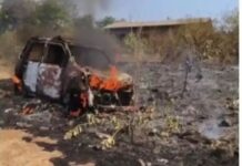 मुंबई-गोवा महामार्गावर ‘बर्निंग कार’चा थरार