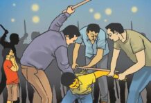 कौटुंबिक वादातून तरुणावर काठीने हल्ला