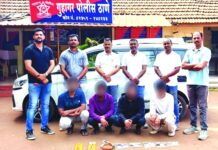 गुहागर येथे घरफोडीचा प्रयत्न करणाऱ्या टोळीला मुंबईतून बेड्या