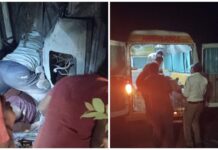 मुंबई-गोवा महामार्गावर बावनदीजवळ डंपर अपघात