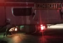 कुवारबाव येथे उभ्या शिवशाहीला दुचाकीची जोरदार धडक; तरुण गंभीर जखमी