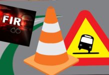 रत्नागिरी एमआयडीसीत बल्करची विद्युत खांबांना धडक