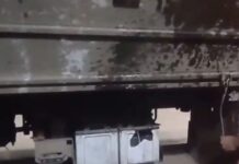 संगमेश्वर स्थानकात बसच्या बॅटरीचा स्फोट