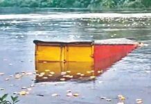 जगबुडी नदीत कोसळलेला कंटेनर चार दिवसांनी आढळला