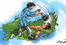 दारूवरून वाद विकोपाला; नातेवाईकाचा डोक्यात दगड घालून खून