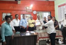 बसणी तंटामुक्ती समितीवर चंदन बसणकर यांची बिनविरोध निवड