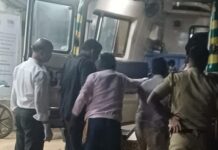 उक्षी येथे रेल्वेच्या धडकेत तरुण गंभीर जखमी