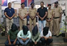 सोने व्यावसायिकाच्या अपहरण- लूटप्रकरणी आणखी चौघे जेरबंद