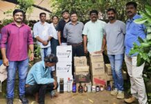 मुरुगवाडा येथे गोवा बनावटीच्या दारूचा बेकायदेशीर साठा जप्त