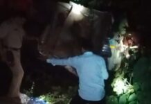 कापडगाव येथे ट्रक उलटून चालकाचा जागीच मृत्यू