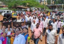 भिवबंदर अणुऊर्जा, चिखलगाव बॉक्साईट प्रकल्पाविरोधात तहसील कार्यालयावर धडक